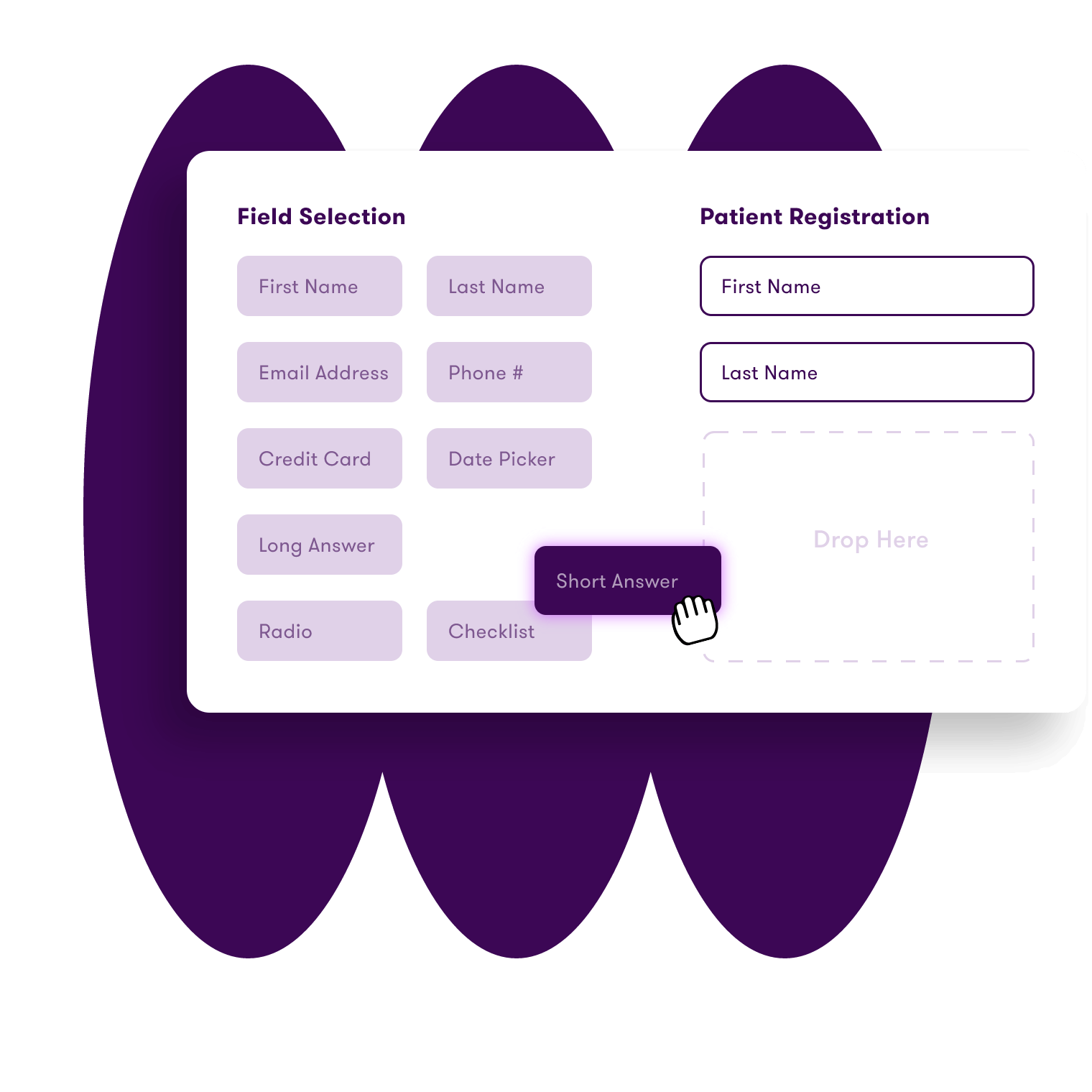 Drag'n'drop survey builder